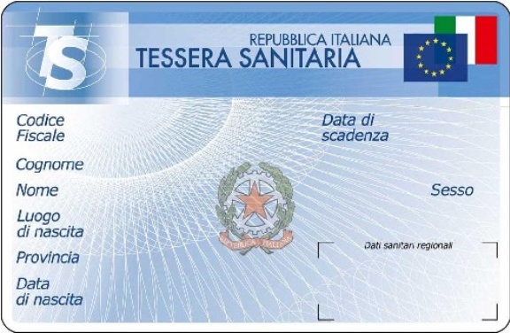 Tessera sanitaria Tessera sanitaria