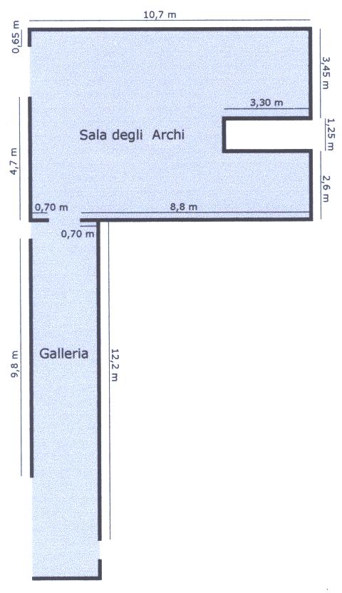 Pianta del Palazzo dei Convegni