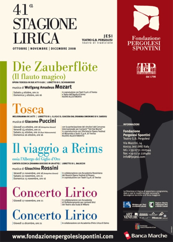 Stagione lirica 2008 Stagione lirica 2008