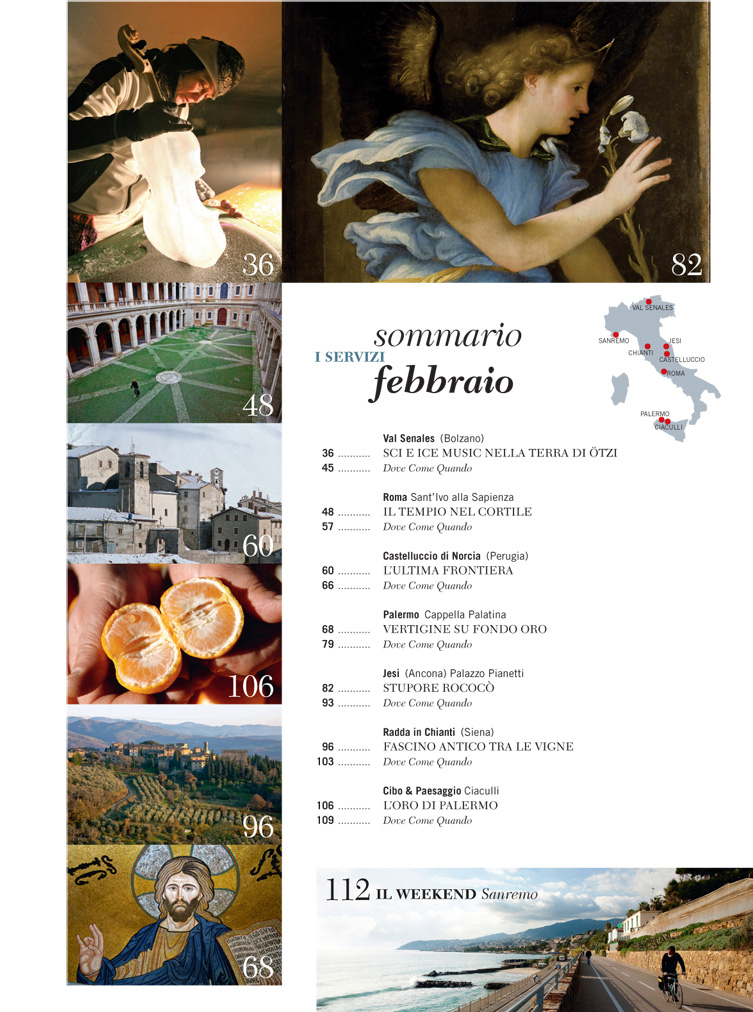 La copertina di Bell'Italia di Febbraio 2010