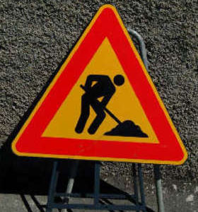 Lavori sulla strada