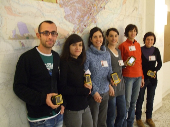 Una foto dei professionisti selezionati per i rilievi Una foto dei professionisti selezionati per i rilievi