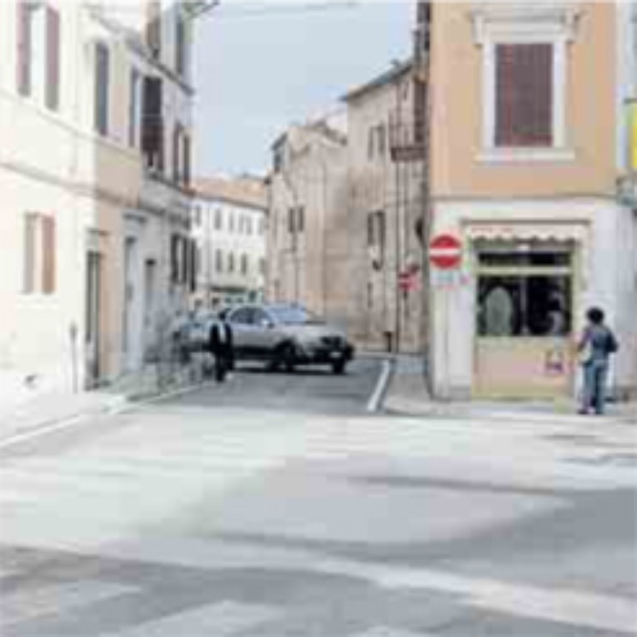 Il tratto tra via Mura Occidentali e via Pastrengo Il tratto tra via Mura Occidentali e via Pastrengo