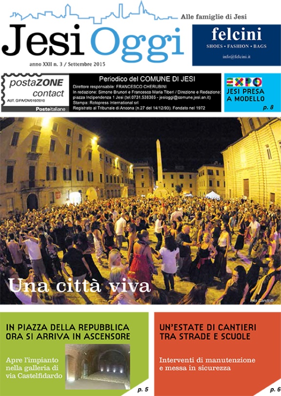 JesiOggi n. 3 Settembre 2015 JesiOggi n. 3 Settembre 2015