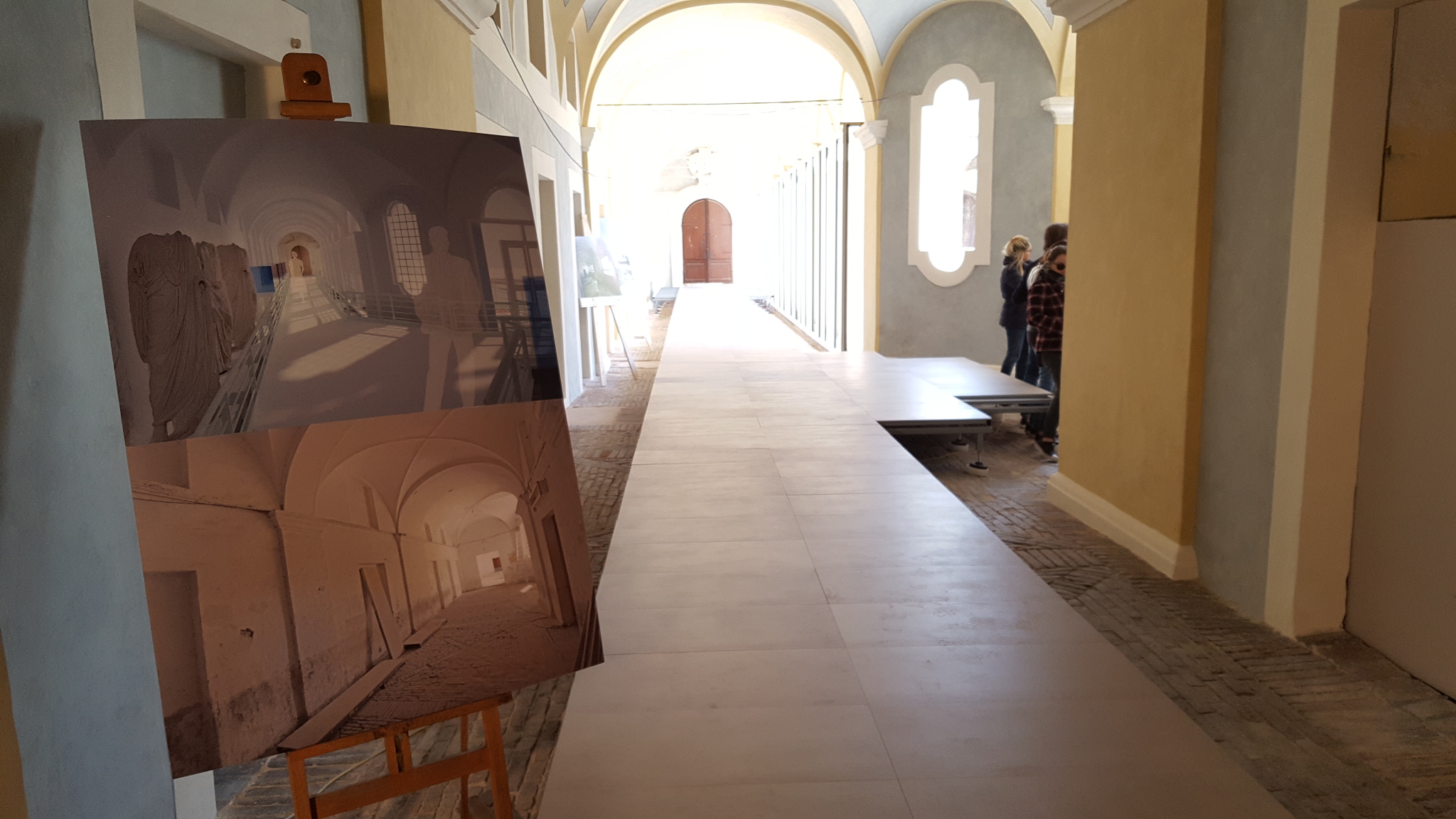 Lavori al museo archeologico