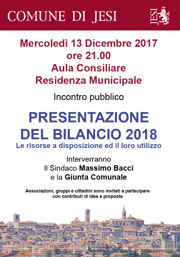 Assemblea pubblica sul bilancio 2018 Assemblea pubblica sul bilancio 2018