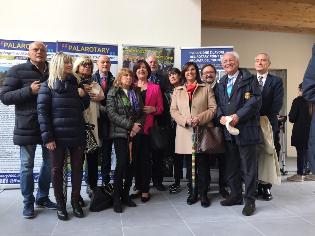Il sindaco Bacci ad Arquata del Tronto