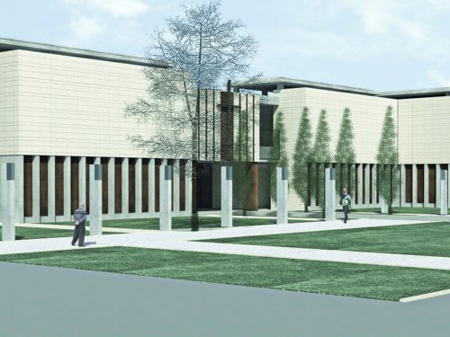 Rendering nuovo cimitero Rendering nuovo cimitero