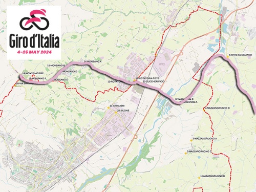 Percorso Giro d'Italia 2024 Percorso Giro d'Italia 2024