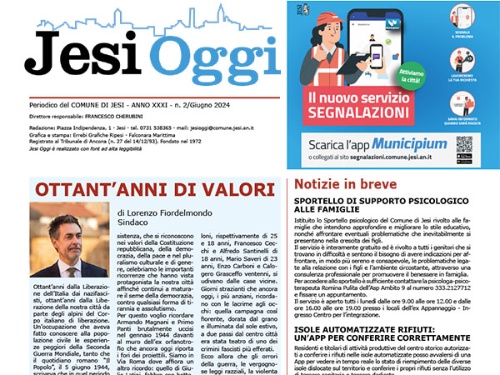 Jesi oggi Giugno 2024 Jesi oggi Giugno 2024