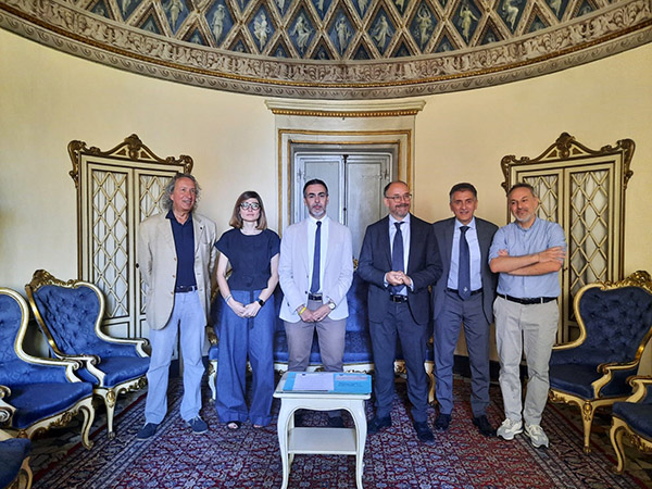 L'amministrazione di Jesi e i vertici dell'Università di Camerino
