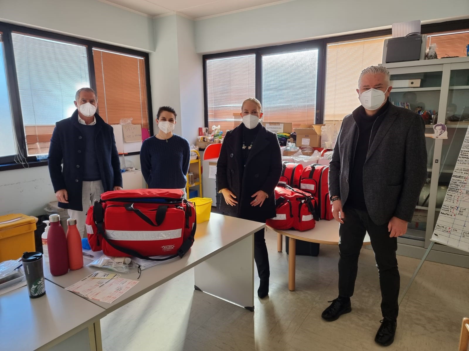 L'Assessore Quaglieri in visita ai medici USCA