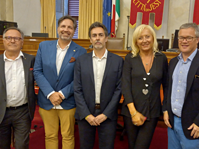 Il Sindaco assieme al Cda di Interporto e il rappresentante di Scannel