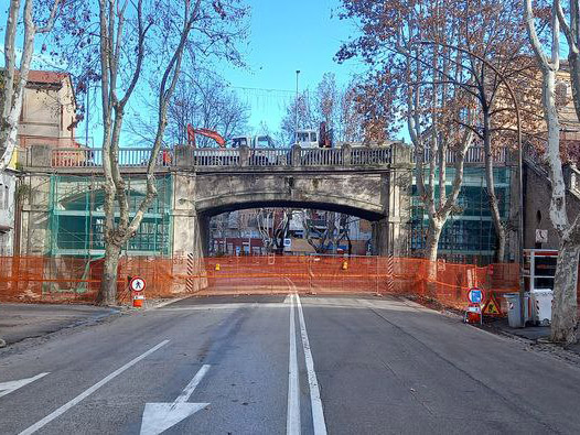 Chiusura Viale della Vittoria